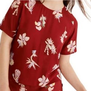MADEWELL Bird Of Paradise Top Size XS